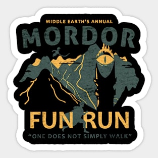 MorDor Fun Run Sticker